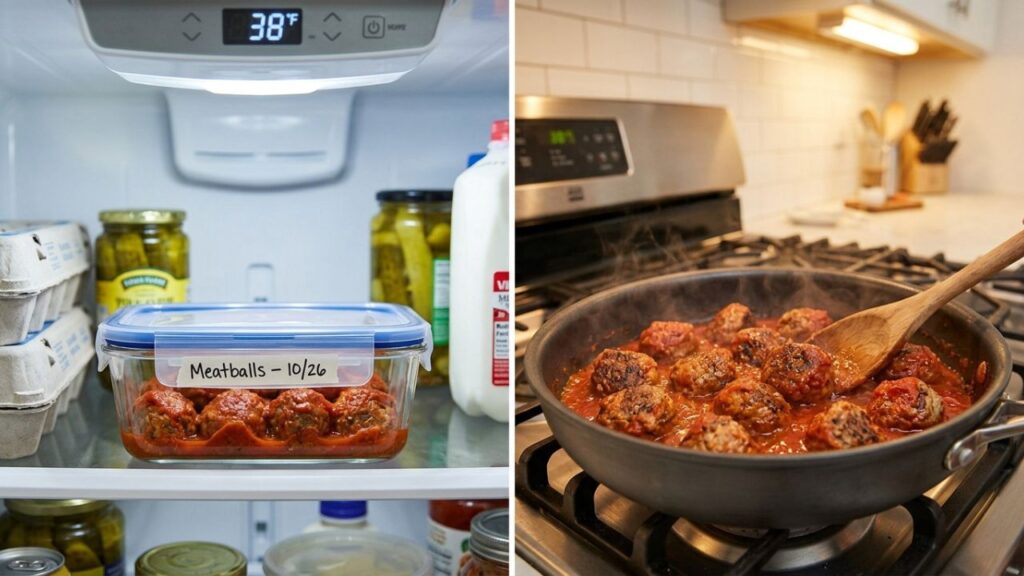 Storing and reheating leftover Meatball Nirvana for later tips for preserving flavor and texture