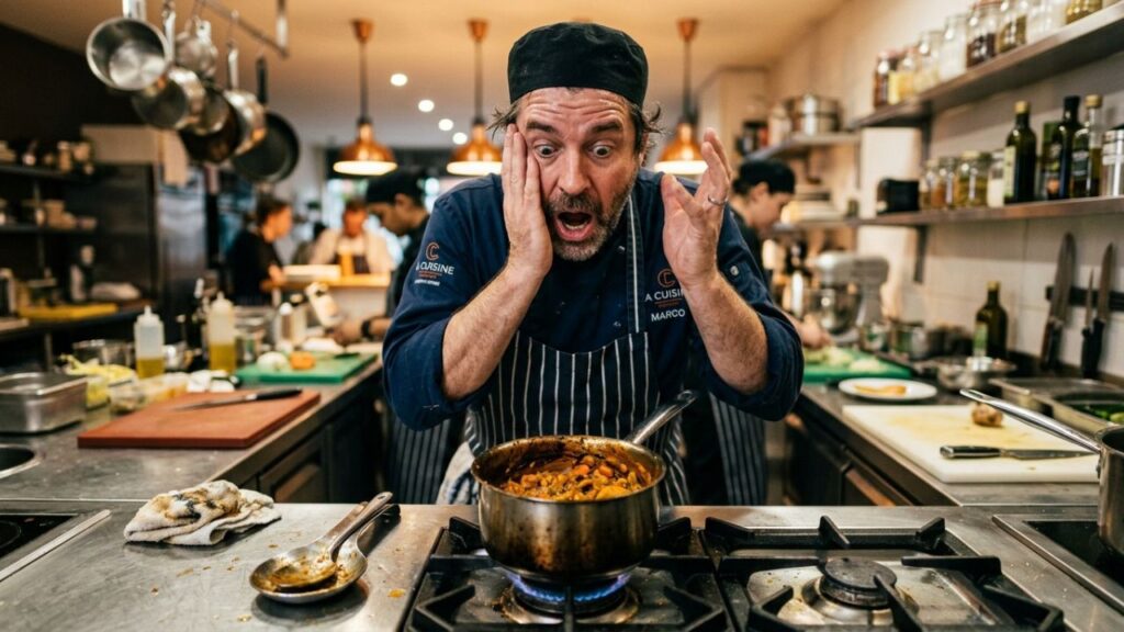 Mistakes in soft food preparation like overcooking