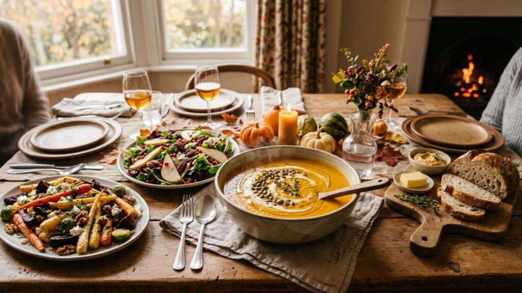  Soft foods adapted for different seasons like soup and mashed dishes