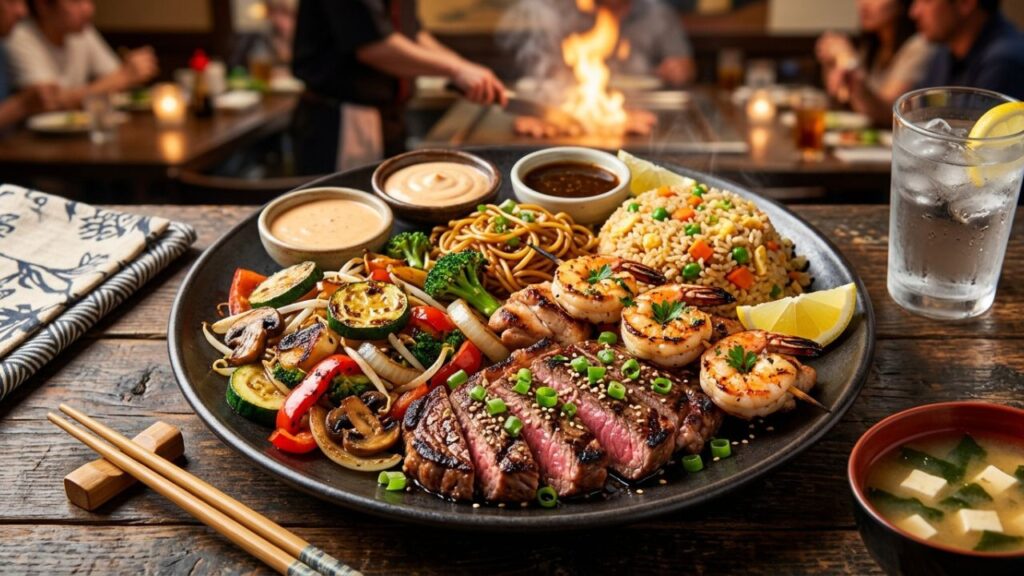  Hibachi cooking style