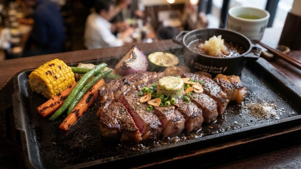 Healthy Ikinari Steak meal