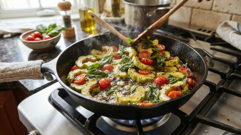 Step-by-step method for cooking 
